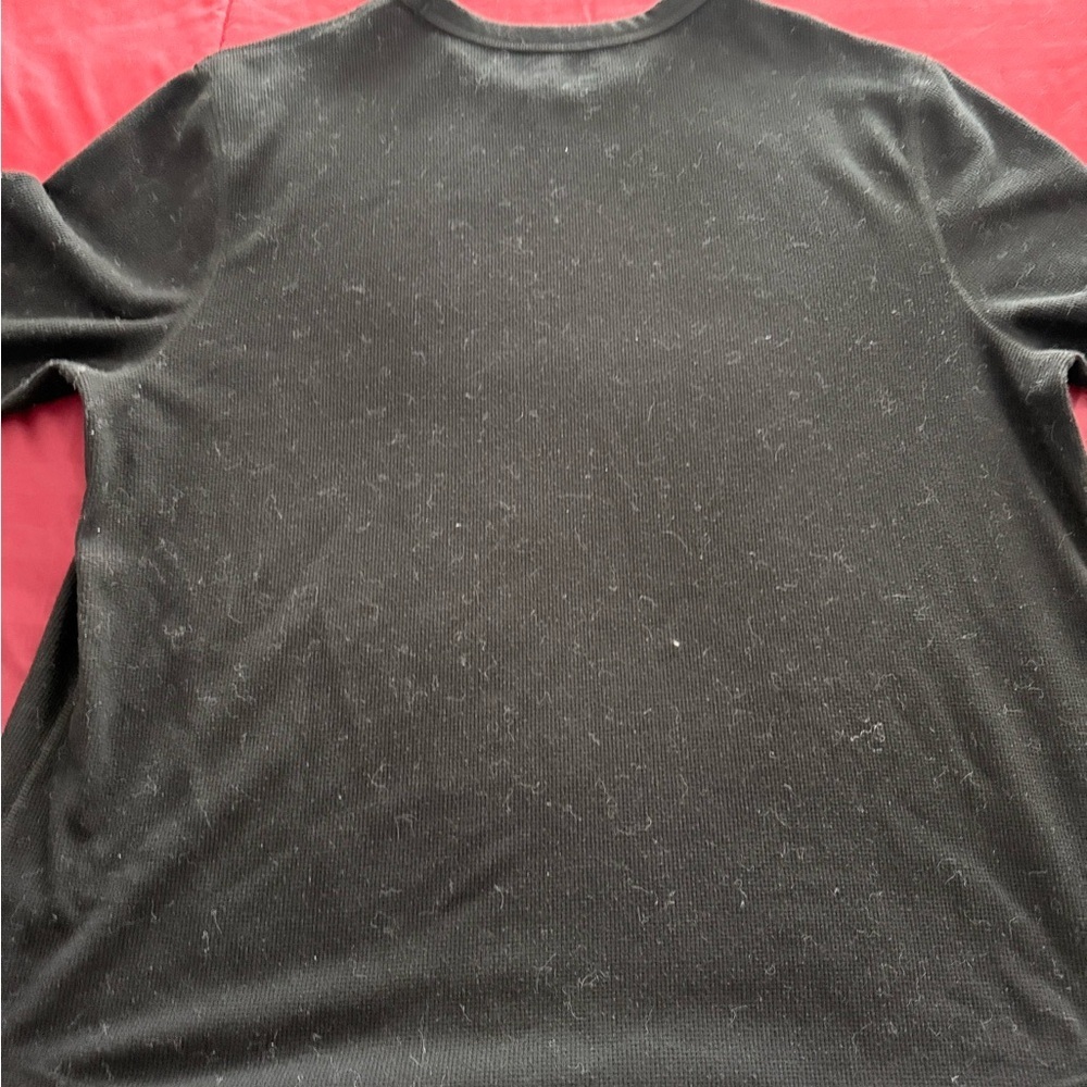 Black Long Sleeve Shirt - Picture 2 of 2